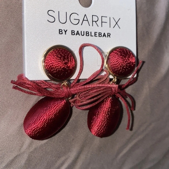 SUGARFIX by  BaubleBar Bee fringe Tassel Earrings New - Picture 8 of 9